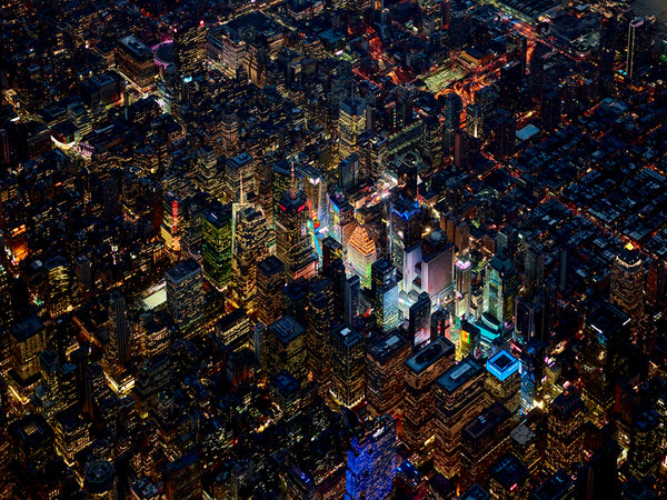 Jeffrey Milstein Artwork | Colourful, dramatic, graphic, and geometric aerial photographs of New York, Paris, London, Versailles, and Los Angeles.