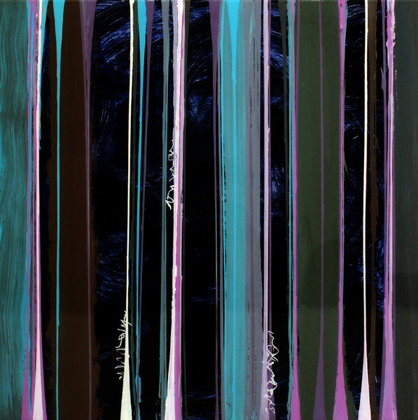 Pat O'Hara Artwork | Colourful, gestural abstractions composed of drips and splatters of paint.