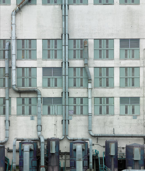 Anthony Redpath Artwork | Highly detailed, monochromatic composite photographs of coastal and industrial architecture.