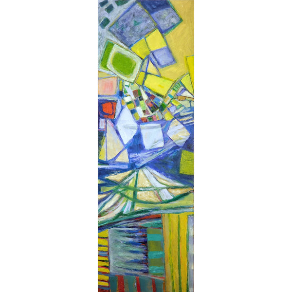 Sylvia Tait - Diary of a Traveller Thursday, Oil on Canvas, Unframed, - Bau-Xi Gallery