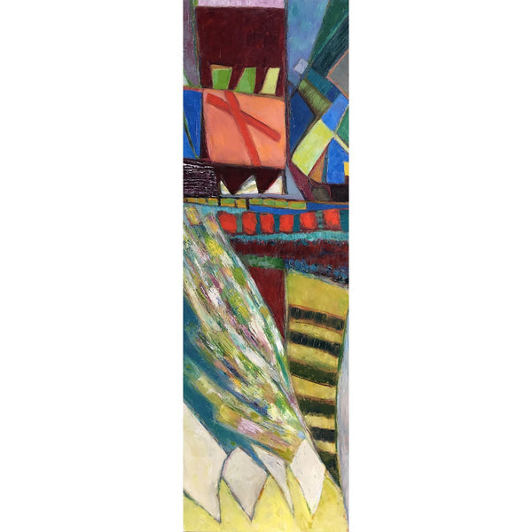 Sylvia Tait - Diary of a Traveller - Tuesday, Oil on Canvas, Unframed, - Bau-Xi Gallery