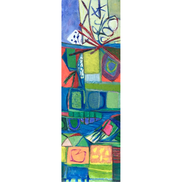 Sylvia Tait - Diary of a Traveller Wednesday, Oil on Canvas, Unframed, - Bau-Xi Gallery