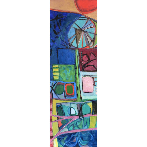 Sylvia Tait - Diary of a Traveller - Monday, Oil on Canvas, Unframed, - Bau-Xi Gallery