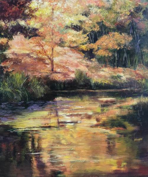 Ken Wallace Artwork | Paintings of landscapes and water reflections in his modern take on the traditional subject matter.
