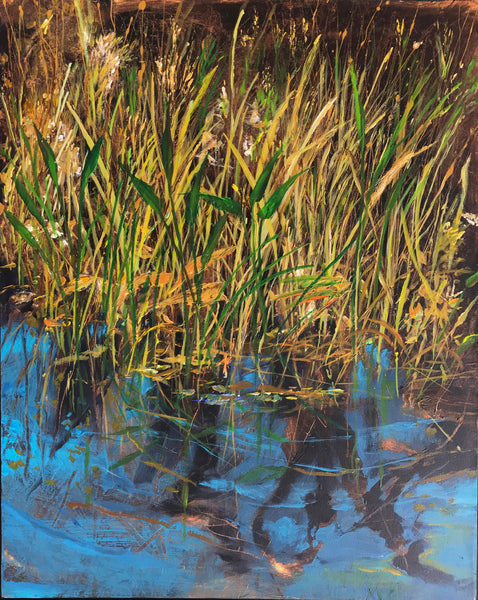 Ken Wallace Artwork | Paintings of landscapes and water reflections in his modern take on the traditional subject matter.