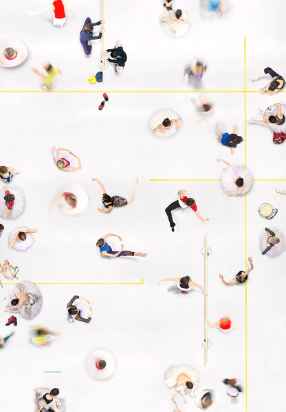 Katrin Korfmann Artwork | Vibrant, colourful, sometimes monochromatic, aerial composite photographs of human interactions in public spaces.