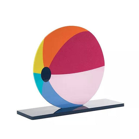 Beach Ball Sculpture - Multicolour - 2 Sizes