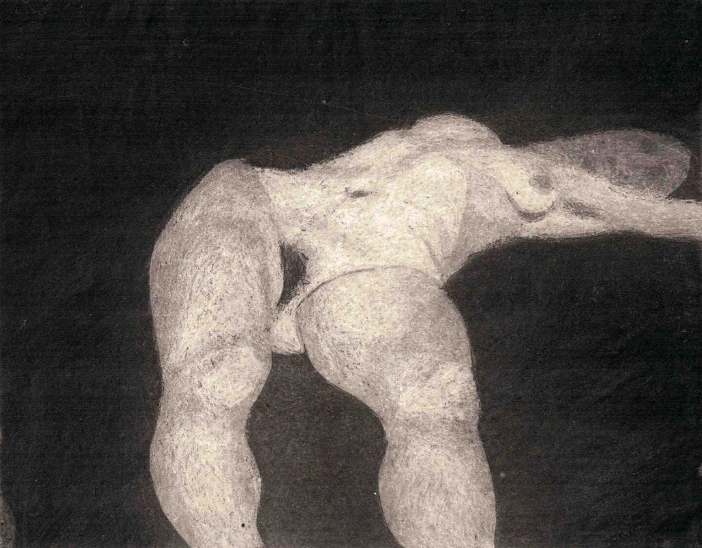 Hugh Mackenzie artwork 'Stretching Model' available at Bau-Xi Gallery Toronto, Ontario