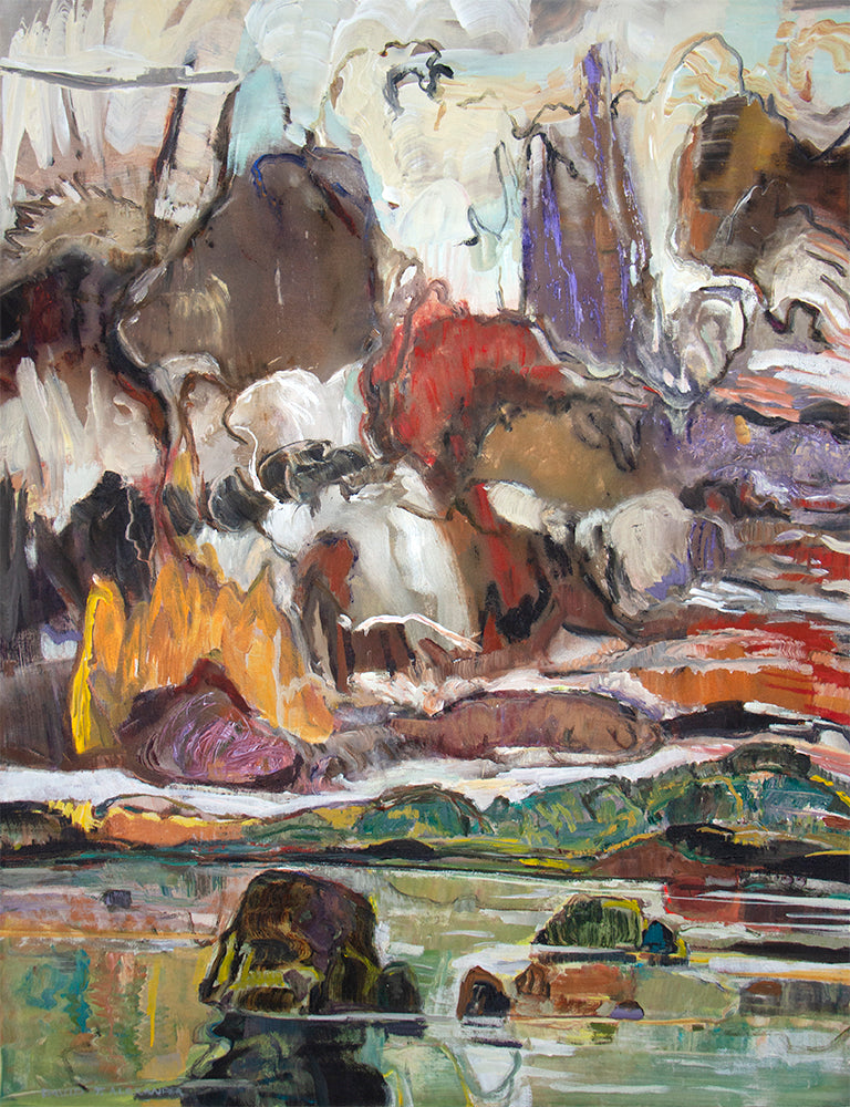 David T. Alexander artwork 'Sky Dance Weather Warning' available at Bau-Xi Gallery Toronto, Ontario