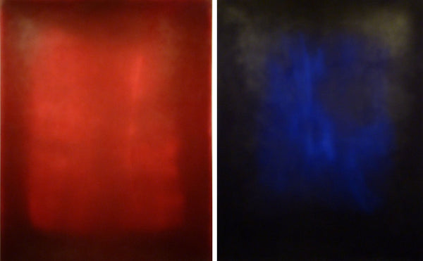 Tom Burrows artwork 'Orca Chant (diptych)' available at Bau-Xi Gallery Toronto, Ontario