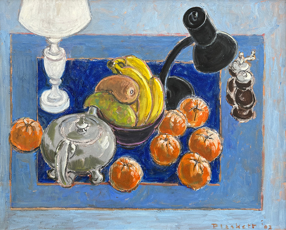 Joseph Plaskett artwork 'Still Life with Bananas, Tomatoes' available at Bau-Xi Gallery Toronto, Ontario