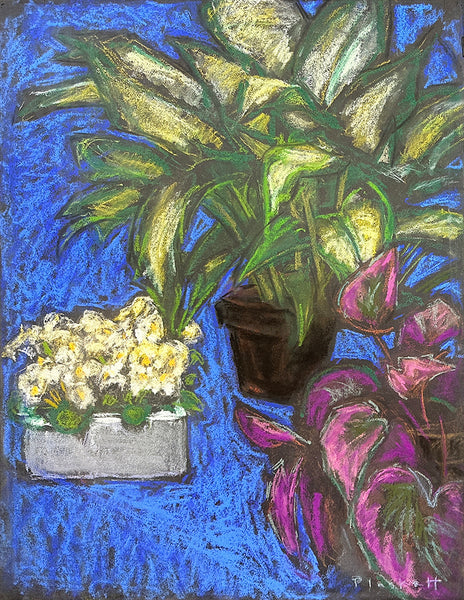 Joseph Plaskett artwork 'Plants & Primroses' available at Bau-Xi Gallery Toronto, Ontario