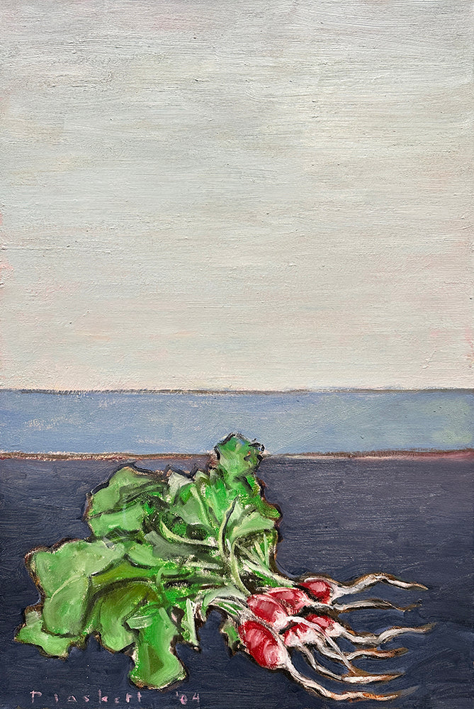 Joseph Plaskett artwork 'Radishes (67)' available at Bau-Xi Gallery Toronto, Ontario