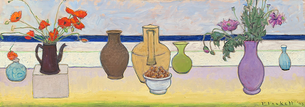 Joseph Plaskett artwork 'Still Life on a Seashore' available at Bau-Xi Gallery Toronto, Ontario