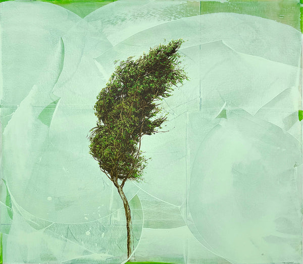 Robert Marchessault artwork 'Green Jazz' available at Bau-Xi Gallery Toronto, Ontario