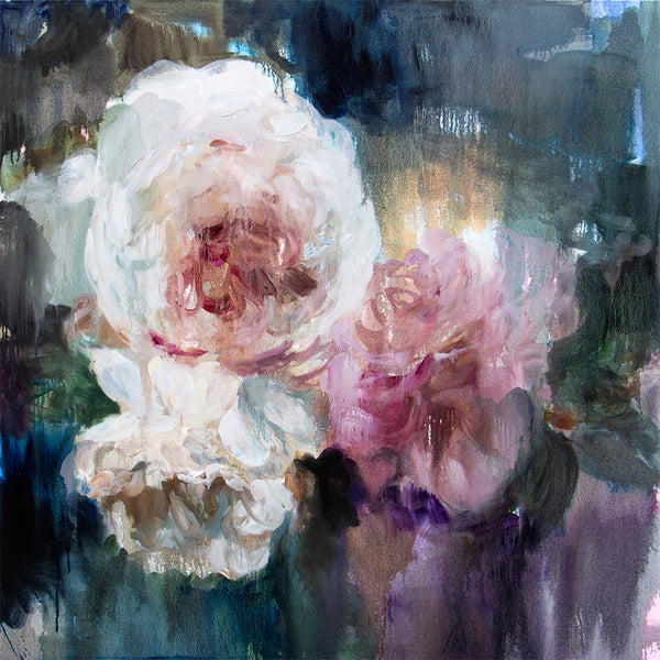 Darlene Cole artwork 'Paradise (Midnight Roses)' available at Bau-Xi Gallery Toronto, Ontario