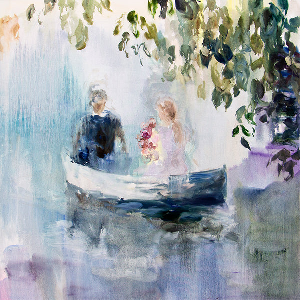 Darlene Cole artwork 'Paradise (moving lake under the birch)' available at Bau-Xi Gallery Toronto, Ontario