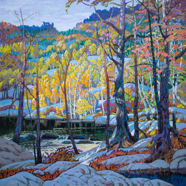 Shi Le artwork 'Fall In Sudbury #1' available at Bau-Xi Gallery Toronto, Ontario