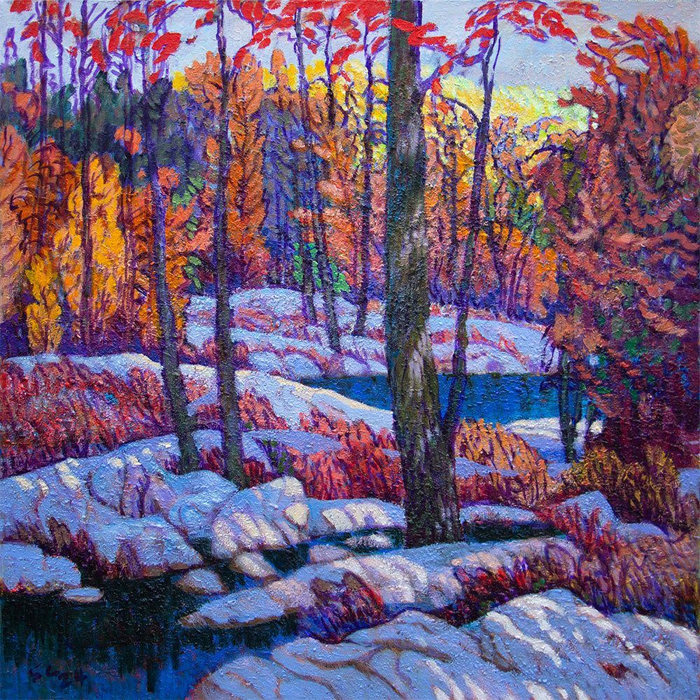 Shi Le artwork 'Fall In Sudbury #2' available at Bau-Xi Gallery Toronto, Ontario