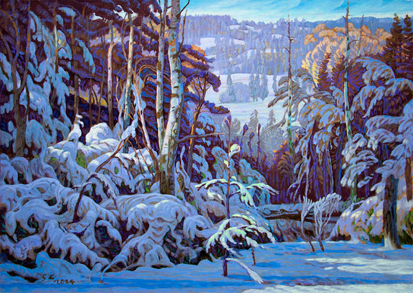 Shi Le artwork 'Winter Light #2' available at Bau-Xi Gallery Toronto, Ontario