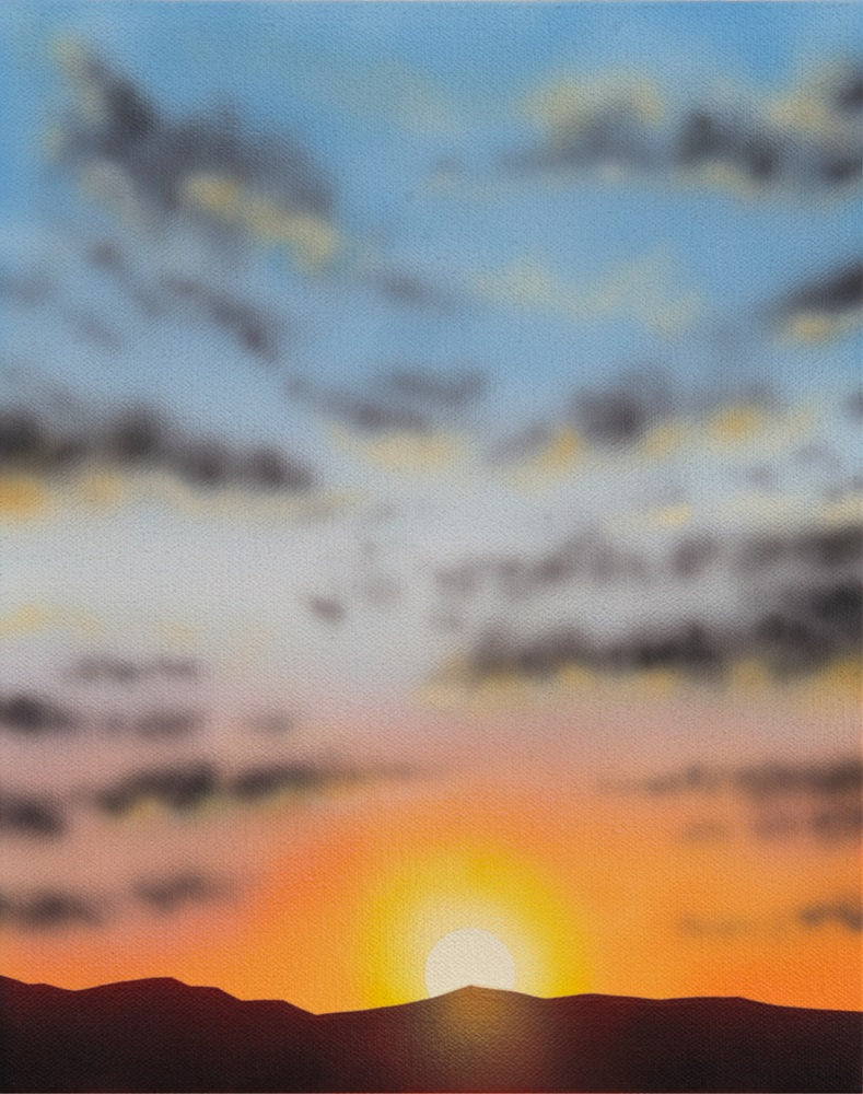 Gavin Lynch artwork 'Sunrise, Edelweiss Valley (sketch)' available at Bau-Xi Gallery Toronto, Ontario