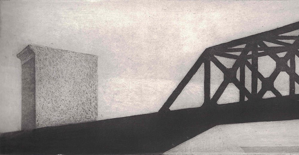 Hugh Mackenzie artwork 'Railbridge' available at Bau-Xi Gallery Toronto, Ontario