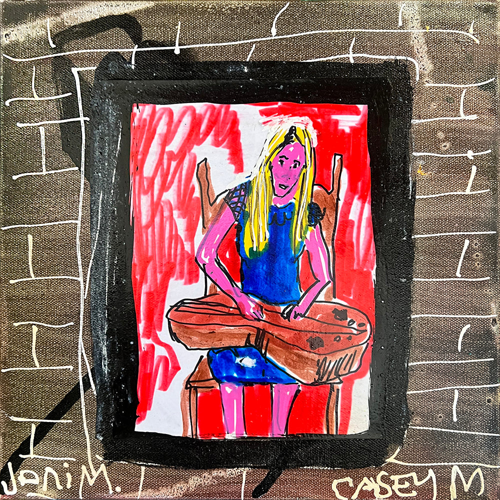 Casey McGlynn artwork 'Joni as Seen Thru a Window' available at Bau-Xi Gallery Toronto, Ontario