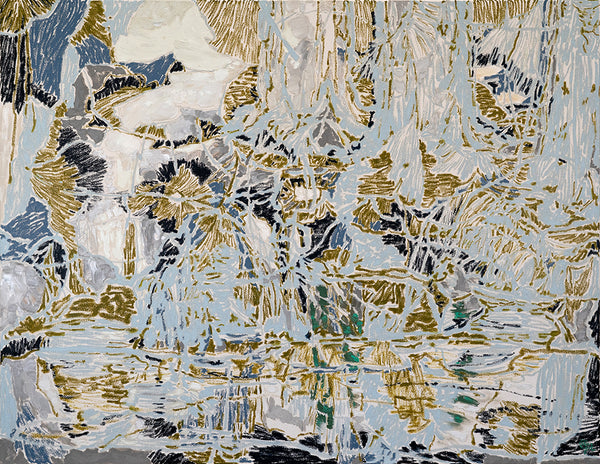 Anne Griffiths artwork 'Branch Meeting' available at Bau-Xi Gallery Toronto, Ontario