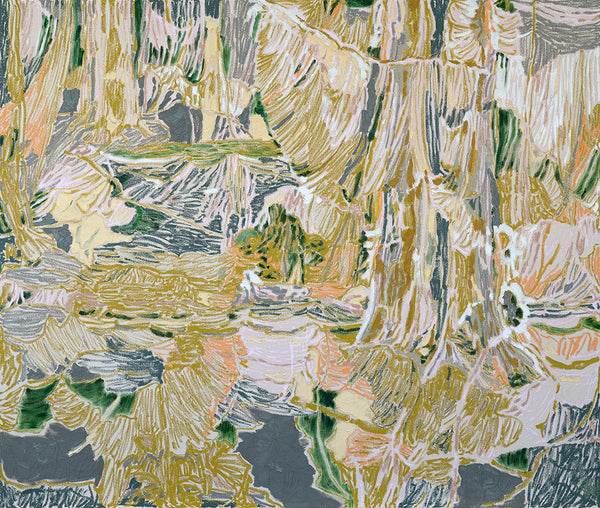 Anne Griffiths artwork 'Threaded Pathways' available at Bau-Xi Gallery Toronto, Ontario