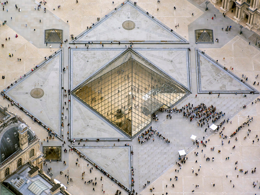 Jeffrey Milstein artwork 'Louvre Pyramid 10' available at Bau-Xi Gallery Toronto, Ontario