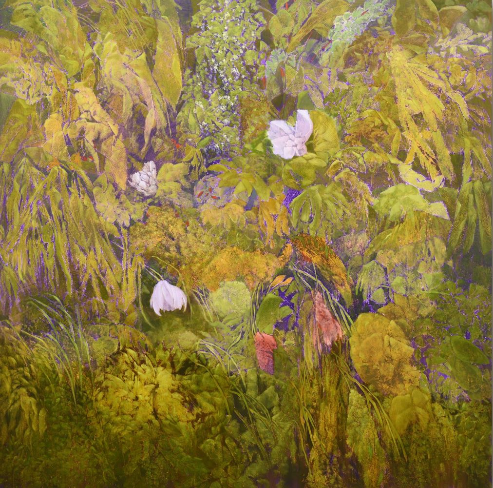 Robert Marchessault artwork 'Mur Vivant IV' available at Bau-Xi Gallery Toronto, Ontario