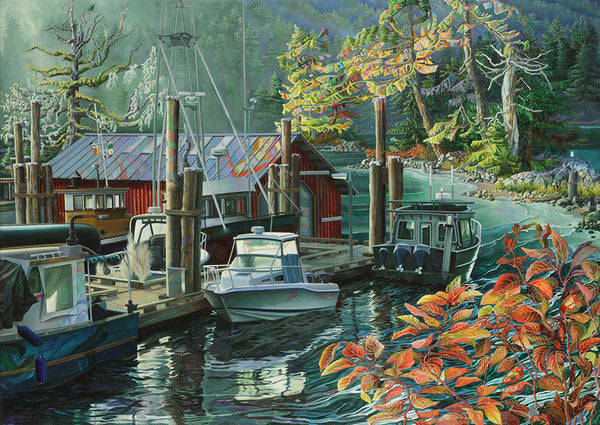 Drew Burnham artwork 'Good Morning Ucluelet' available at Bau-Xi Gallery Toronto, Ontario