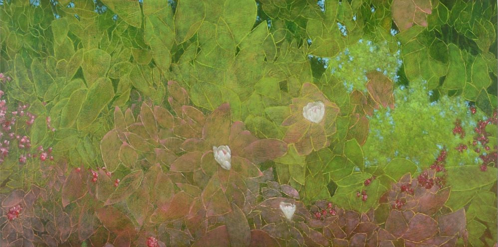 Robert Marchessault artwork 'Mur Vivant XXIII' available at Bau-Xi Gallery Toronto, Ontario