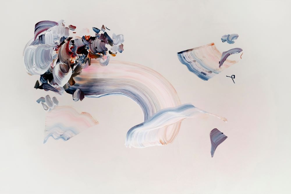 Janna Watson artwork 'Falling Out of the Air with Joy' available at Bau-Xi Gallery Toronto, Ontario