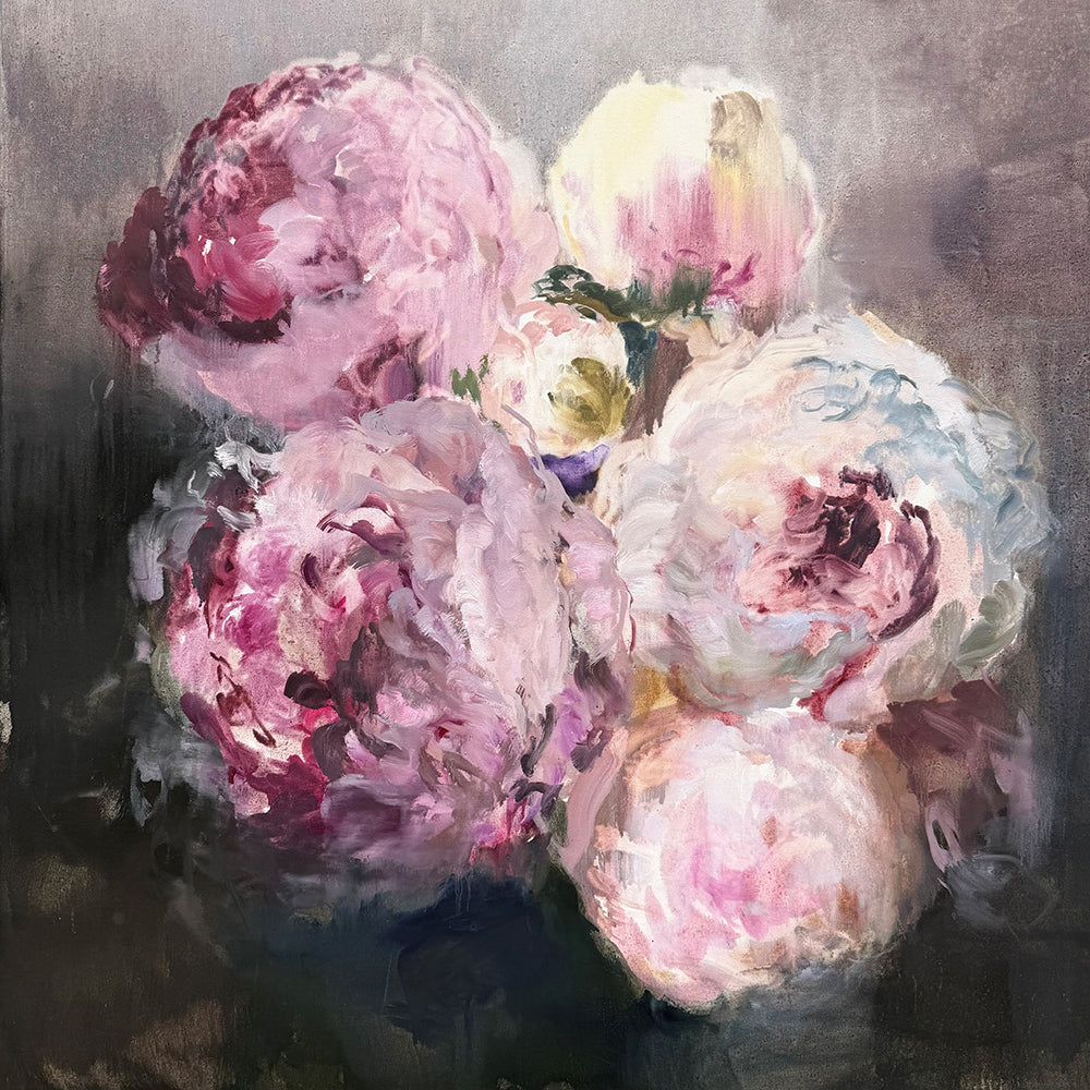 Darlene Cole artwork 'Love Song (peony resonance)' available at Bau-Xi Gallery Toronto, Ontario