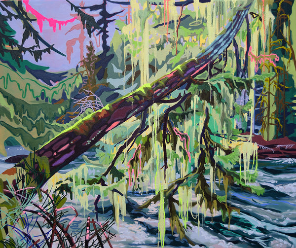 Mel Gausden artwork 'Trying to Find a Foothold' available at Bau-Xi Gallery Toronto, Ontario
