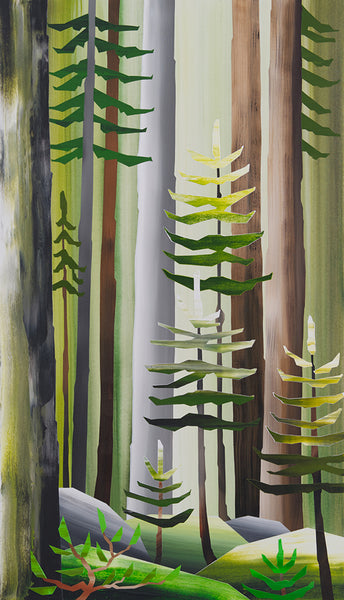 Gavin Lynch artwork 'Along The Way II' available at Bau-Xi Gallery Toronto, Ontario