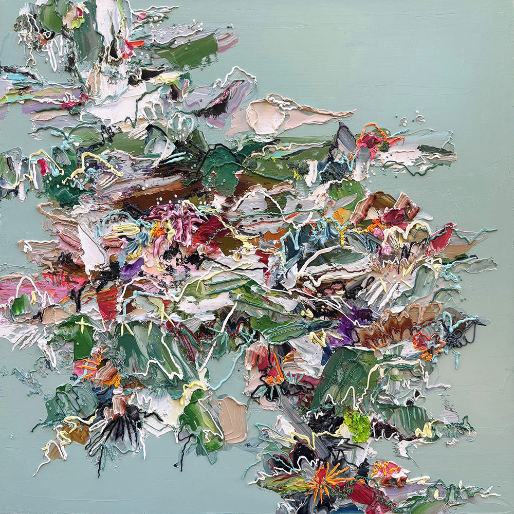 Nicole Katsuras artwork 'Plum Tree Croft' available at Bau-Xi Gallery Toronto, Ontario