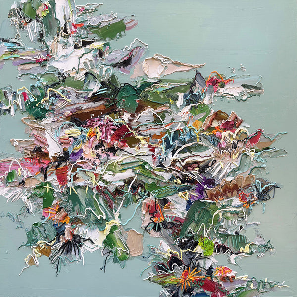 Nicole Katsuras artwork 'Plum Tree Croft' available at Bau-Xi Gallery Toronto, Ontario