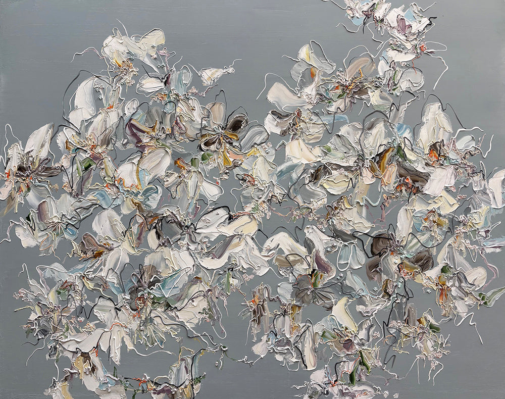 Nicole Katsuras artwork 'Where Clouds Mirror Gardens' available at Bau-Xi Gallery Toronto, Ontario