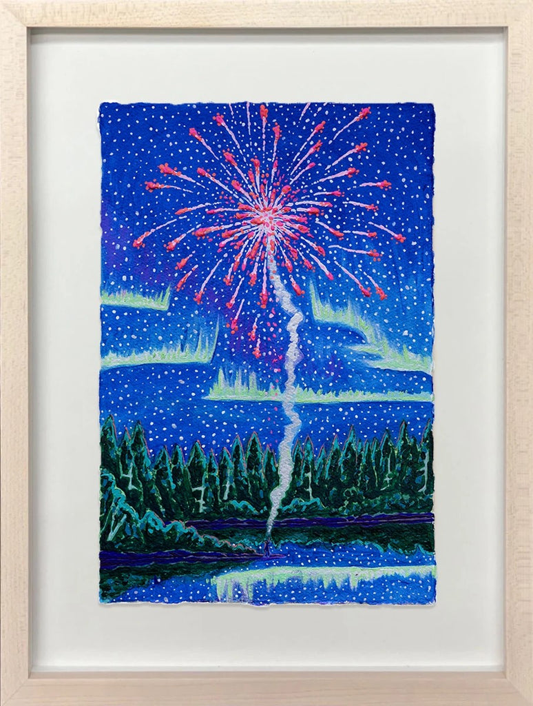 Kyle Scheurmann artwork 'Firework' available at Bau-Xi Gallery Toronto, Ontario