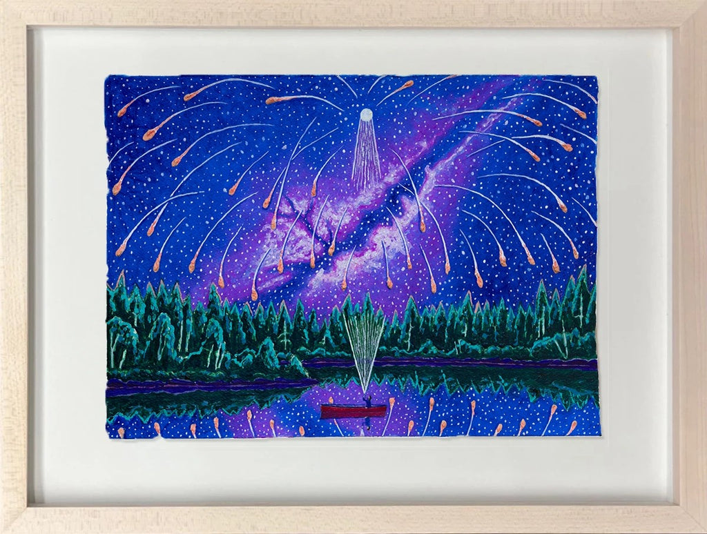 Kyle Scheurmann artwork 'Moon Shower' available at Bau-Xi Gallery Toronto, Ontario