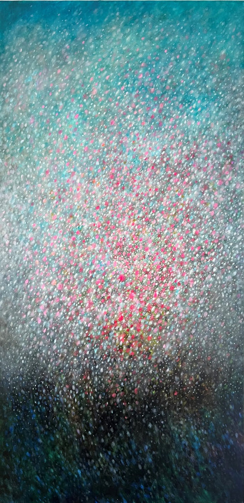 Sheri Bakes artwork 'Bees and Flowers' available at Bau-Xi Gallery Vancouver