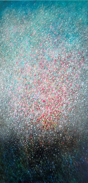 Sheri Bakes artwork 'Bees and Flowers' available at Bau-Xi Gallery Vancouver