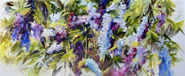 Jamie Evrard artwork 'Abandoned Garden' available at Bau-Xi Gallery Vancouver