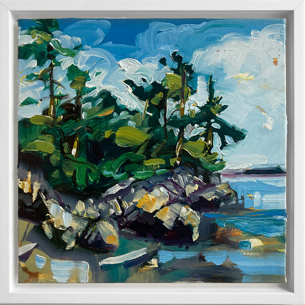 Cori Creed artwork 'Beach Island' available at Bau-Xi Gallery Vancouver