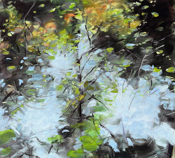 Jamie Evrard artwork 'Forest Pond' available at Bau-Xi Gallery Vancouver