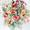 Jamie Evrard artwork 'Red Bouquet' available at Bau-Xi Gallery Vancouver