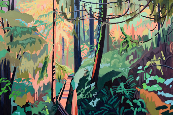 Melanie Gausden artwork 'Holding the Line' available at Bau-Xi Gallery Vancouver