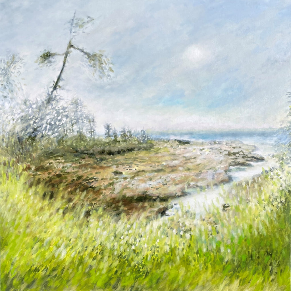 Sheri Paisley (Bakes) artwork 'Moon Rise' available at Bau-Xi Gallery Vancouver